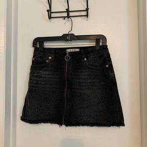 Like new free people jean skirt